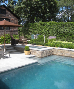 capri white limestone travertine unfilled and tumbled outdoor area pool pavers and coping