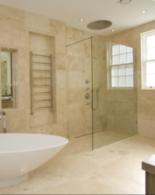 Travertine Tile Finishes: honed, tumbled, polished, brushed