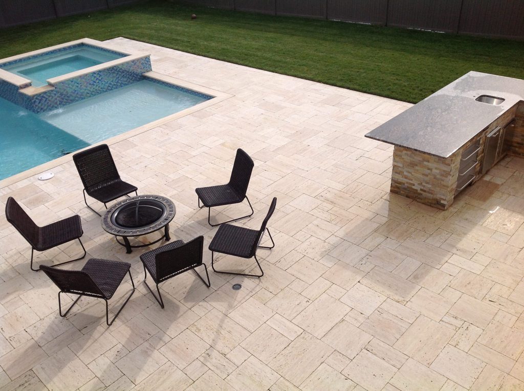How to SEAL travertine floor tiles and outdoor pavers TRAVERTINE