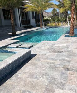 Brisbane travertine tiles and pavers plus pool coping
