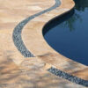 travertine drop face pool coping tiles and pavers