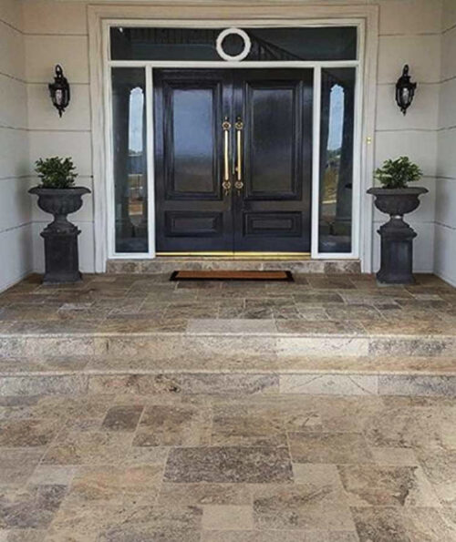 Travertine tiles and pavers in Melbourne