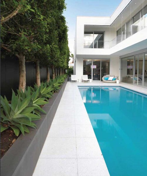 Cheap white tiles pool pavers